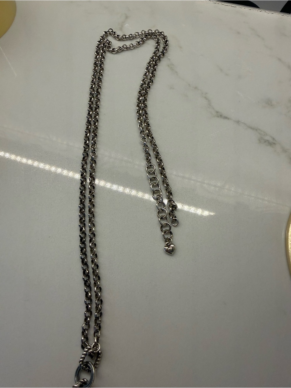 Poor Condition Long Contempo Statement Necklace - Picture 6 of 6